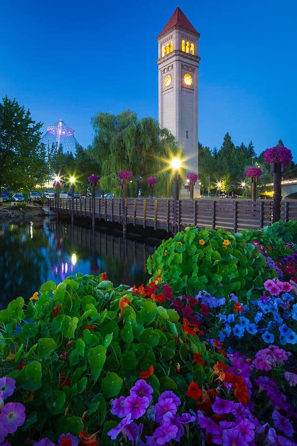 Spokane River Front Park Clock Tower
